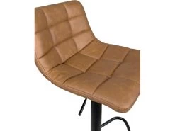 Lot De 2 Tabourets De Bar Vintage Matelassé SID (noir Marron) -Vous savez quand c'est un magasin de meubles. tabouret haut 17615607