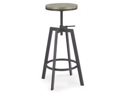 SYLVAIN Tabouret De Bar Acier Peint - Café