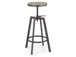 SYLVAIN Tabouret De Bar Acier Peint - Café -Vous savez quand c'est un magasin de meubles. tabouret haut 18966253