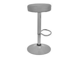 SMIDO - Lot De 2 Tabourets Réglables Simili Gris 10 SMIDO - Lot De 2 Tabourets Réglables Simili Gris -Vous savez quand c'est un magasin de meubles. tabouret haut 19117253