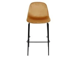 KONAE - Lot De 6 Tabourets De Bar En Velours Côtelé Ocre -Vous savez quand c'est un magasin de meubles. tabouret haut 19125379