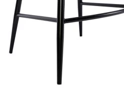 Lot De 2 Tabourets De Bar En Velours Côtelé Et Métal Noir - Crème - MASURIE -Vous savez quand c'est un magasin de meubles. tabouret haut 19389371