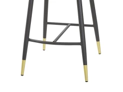 Lot De 2 Chaises De Bar En Velours Noir FALTON -Vous savez quand c'est un magasin de meubles. tabouret haut 19841917