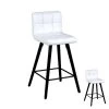 Duo De Tabourets De Bar Blanc - NUF - L 39 X L 43 X H 91 Cm -Vous savez quand c'est un magasin de meubles. tabouret haut 20002733