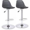 Lot De 2 Tabourets De Bar "Daïquiri" - Noir -Vous savez quand c'est un magasin de meubles. tabouret haut 20940447