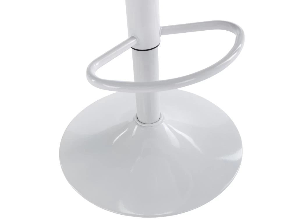 Lot De 2 Tabourets De Bar En Polypropylène Et Métal - Blanc - XAFY 11 Lot De 2 Tabourets De Bar En Polypropylène Et Métal - Blanc - XAFY – Image 9