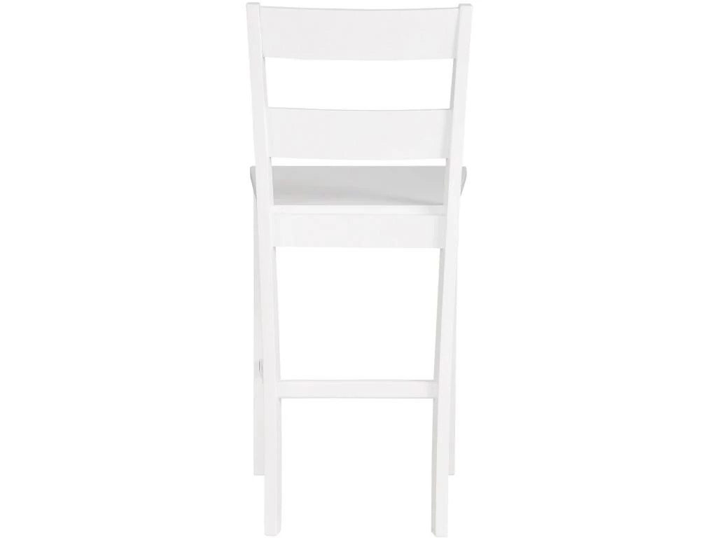 Tabourets De Bar Set De 2 En MDF Blanc 7 Tabourets De Bar Set De 2 En MDF Blanc – Image 5