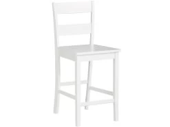 Tabourets De Bar Set De 2 En MDF Blanc 13 Tabourets De Bar Set De 2 En MDF Blanc -Vous savez quand c'est un magasin de meubles. tabouret haut 21695861