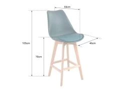 Lot De 2 Tabourets Scandinaves SVEN Marron Avec Coussin - HAPPY GARDEN 11 Lot De 2 Tabourets Scandinaves SVEN Marron Avec Coussin - HAPPY GARDEN -Vous savez quand c'est un magasin de meubles. tabouret haut 21838867