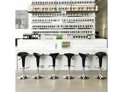 Lot De 4 Tabourets De Bar 59-79cm Réglable Pivotant,elijah -Vous savez quand c'est un magasin de meubles. tabouret haut 21966673