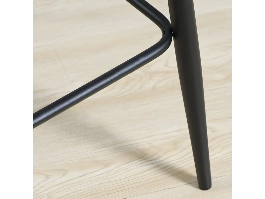 Lot De 2 Tabourets De Bar NEWRY Vert Sapin 6 Lot De 2 Tabourets De Bar NEWRY Vert Sapin – Image 4