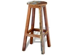 Tabouret De Bar Bois De Récupération Massif -Vous savez quand c'est un magasin de meubles. tabouret haut 21989511