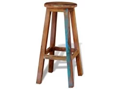 Tabouret De Bar Bois De Récupération Massif -Vous savez quand c'est un magasin de meubles. tabouret haut 21989517