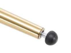 Lot De 2 Tabourets De Bar - Dossier En Forme De Pétale - Pieds Dorés - Velours - Gris -Vous savez quand c'est un magasin de meubles. tabouret haut 22137921