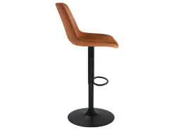 Chaise De Bar Solveig En Cuir Synthétique Camel 60,5/80,5 Cm (lot De 2) -Vous savez quand c'est un magasin de meubles. tabouret haut 22350729
