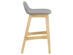 Tabouret De Bar Mi-hauteur Gemma Gris Et Bois Clair 64 Cm (lot De 2) -Vous savez quand c'est un magasin de meubles. tabouret haut 22350883