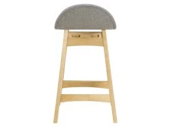 Tabouret De Bar Mi-hauteur Gemma Gris Et Bois Clair 64 Cm (lot De 2) -Vous savez quand c'est un magasin de meubles. tabouret haut 22350889