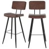 Chaise De Bar Texas Marron 75.5 Cm (lot De 2) -Vous savez quand c'est un magasin de meubles. tabouret haut 22351595