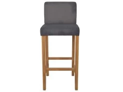 Chaise De Bar Havane En Tissu Gris Foncé 75 Cm (lot De 2) -Vous savez quand c'est un magasin de meubles. tabouret haut 22351829