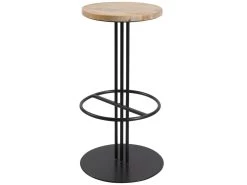 Tabouret De Bar Sansa En Bois Et Métal 75 Cm