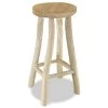 Tabouret De Bar Bois De Teck Massif -Vous savez quand c'est un magasin de meubles. tabouret haut 22633145