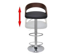 Tabourets De Bar Lot De 2 Bois Courbé -Vous savez quand c'est un magasin de meubles. tabouret haut 22633855