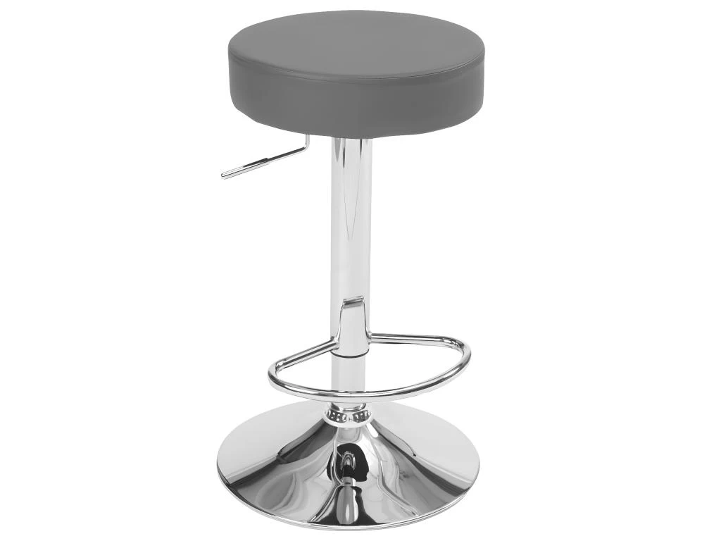 KAYELLES Lot De 2 Tabourets Bar Rond Réglable En Hauteur YO (Gris) 8 KAYELLES Lot De 2 Tabourets Bar Rond Réglable En Hauteur YO (Gris) – Image 6