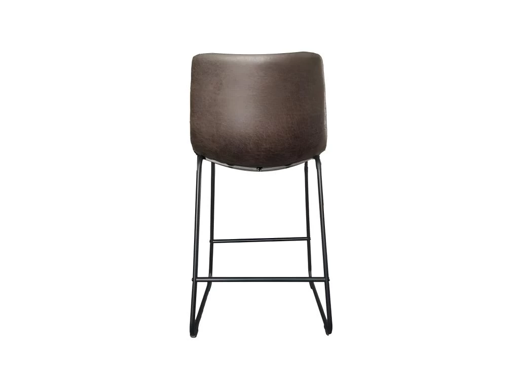 Chaise De Comptoir MANCO PU Brun Foncé, Dimensions : H93 X L48 X P56 Cm, Idéal Pour Votre Cuisine/comptoir 6 Chaise De Comptoir MANCO PU Brun Foncé, Dimensions : H93 X L48 X P56 Cm, Idéal Pour Votre Cuisine/comptoir – Image 4