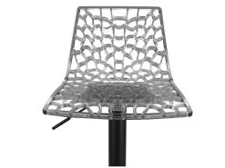 Lot De 2 Tabourets De Bar CLARK - Polycarbonate - Transparent - Base Noire 9 Lot De 2 Tabourets De Bar CLARK - Polycarbonate - Transparent - Base Noire -Vous savez quand c'est un magasin de meubles. tabouret 348917