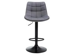 Lot De 2 Tabourets De Bar LIMA II - Velours Et Métal - Gris -Vous savez quand c'est un magasin de meubles. tabouret 448273